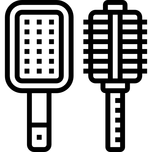 haarbürste Meticulous Line icon