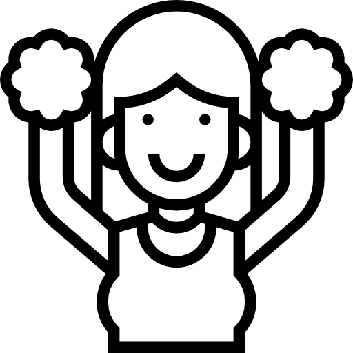 チアリーダー Meticulous Line icon