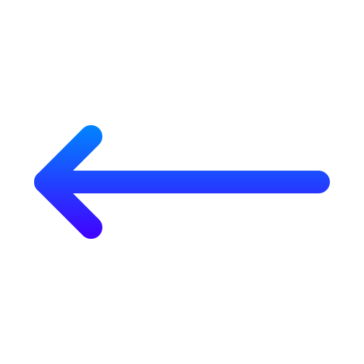 Back arrow Generic gradient outline icon