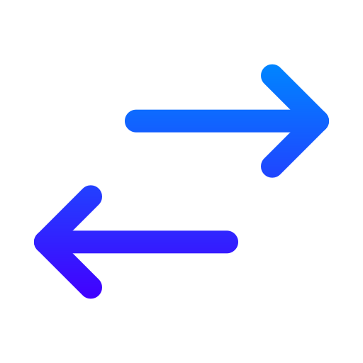 trasferimento Generic gradient outline icona
