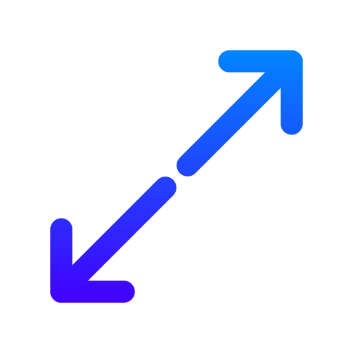 ridimensiona Generic gradient outline icona