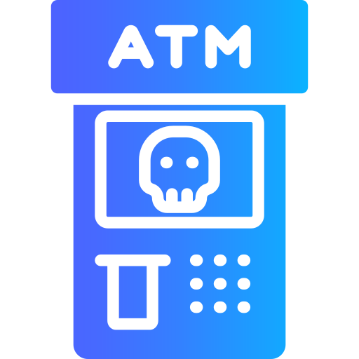 Atm machine Generic gradient fill icon