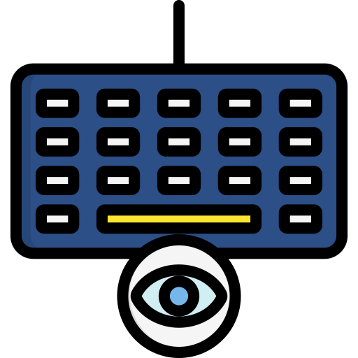 keylogger Generic color lineal-color icon