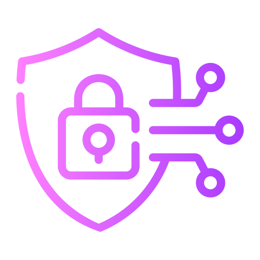 Network security Generic gradient outline icon
