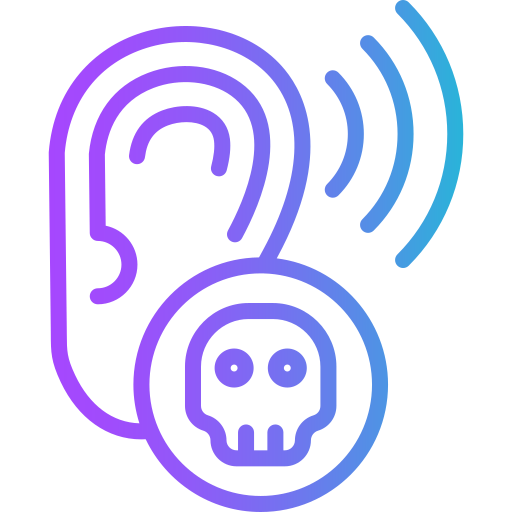 Eavesdropping Generic gradient outline icon