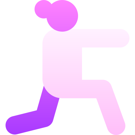 weibliche fitness Basic Gradient Gradient icon