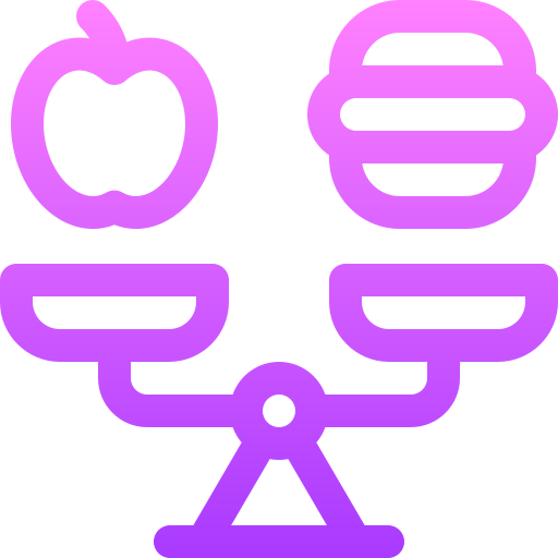 Diet Basic Gradient Lineal color icon