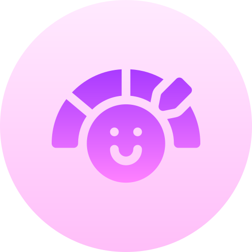 감정 Basic Gradient Circular icon