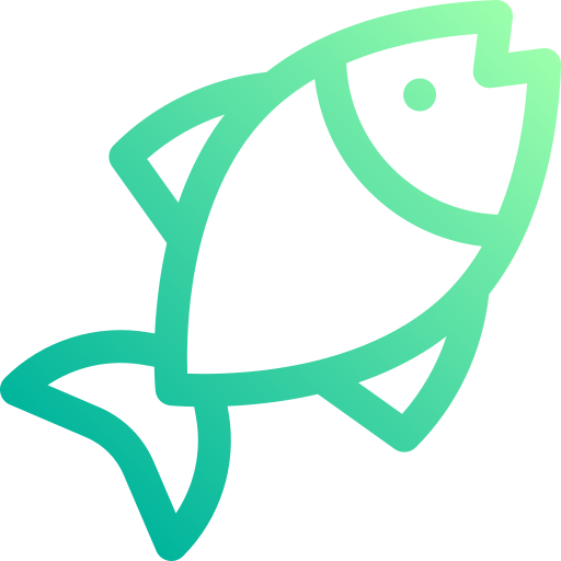 Рыба Basic Gradient Lineal color иконка