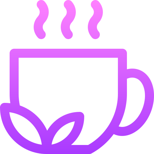 Herbal tea Basic Gradient Lineal color icon