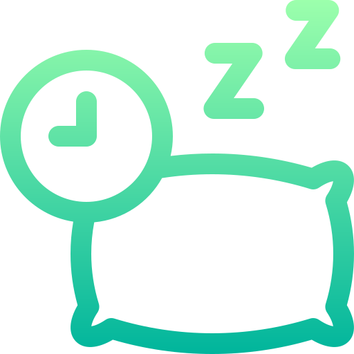 寝る Basic Gradient Lineal color icon