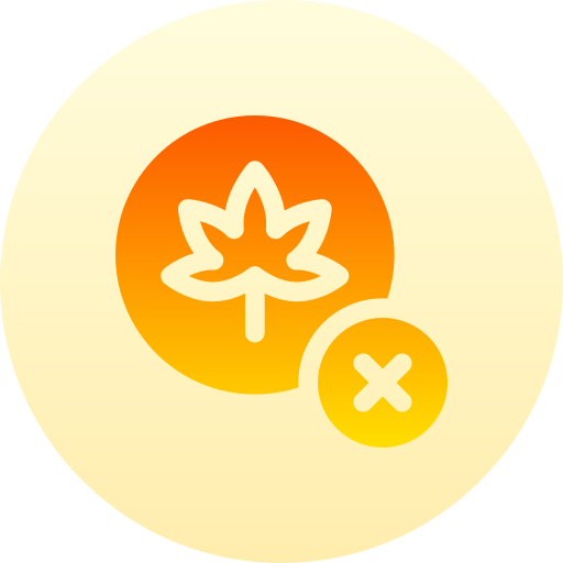 약물 금지 Basic Gradient Circular icon