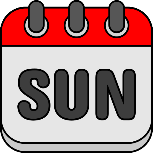 Sunday Generic color lineal-color icon