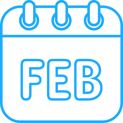 februar Generic color outline icon