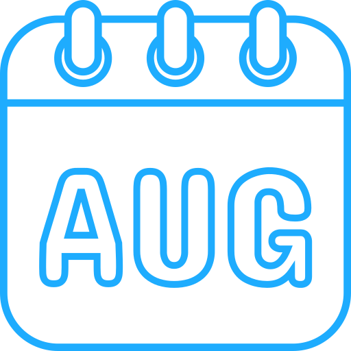 august Generic color outline icon