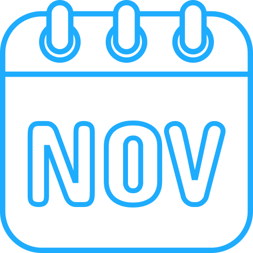 november Generic color outline icon