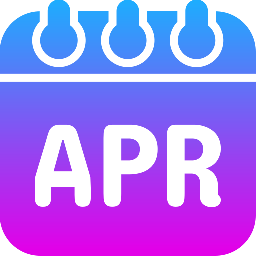 april Generic gradient fill icon