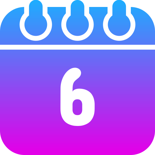 seis Generic gradient fill icono