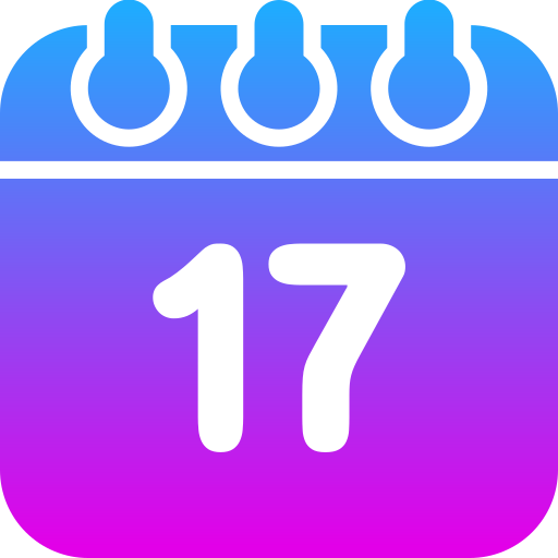 열일곱 Generic gradient fill icon
