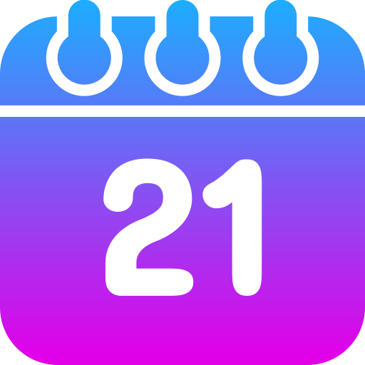 Twenty one Generic gradient fill icon