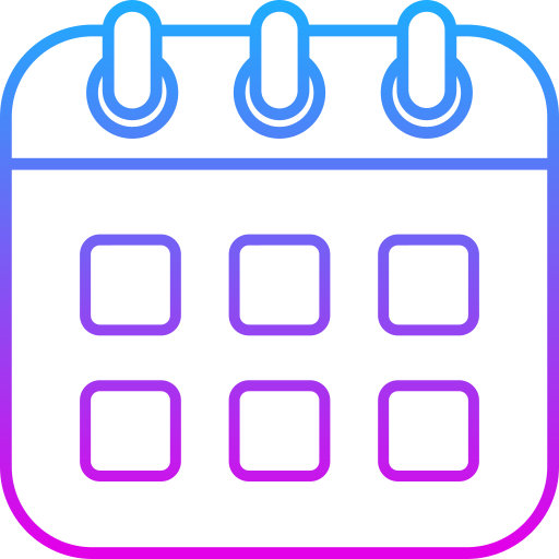 Calendar day Generic gradient outline icon