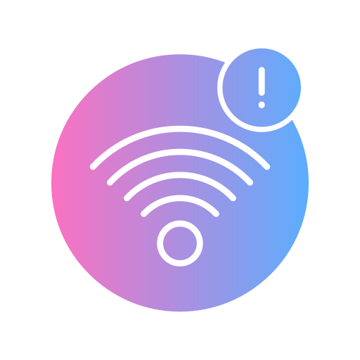antena wi-fi Generic gradient fill ikona