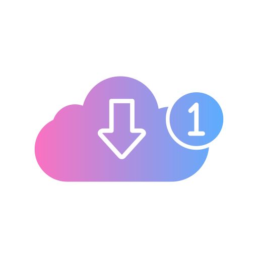cloud computing Generic gradient fill icona