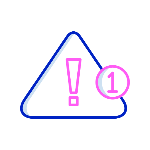Warning Generic color lineal-color icon