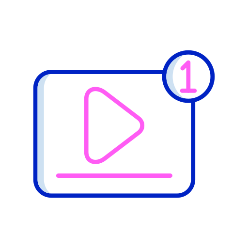 videoplayer Generic color lineal-color icon