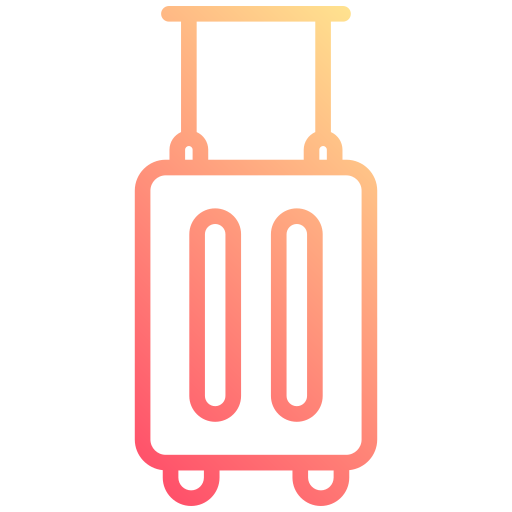 bolsa de viaje Generic gradient outline icono