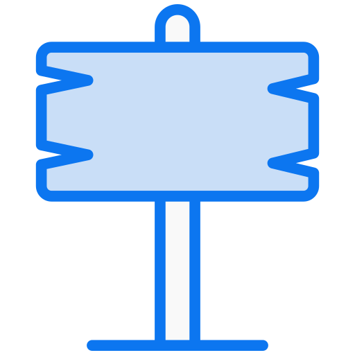 panneau de signalisation Generic color lineal-color Icône