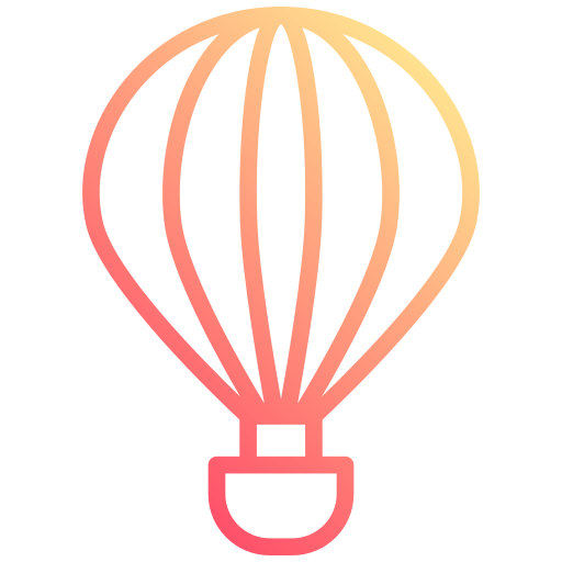 Hot air balloon Generic gradient outline icon