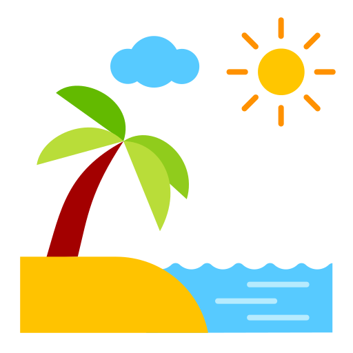 playa Generic color fill icono