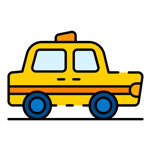 Taxi Generic color lineal-color icon