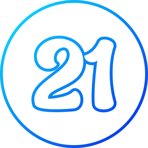 nummer 21 Generic gradient outline icon