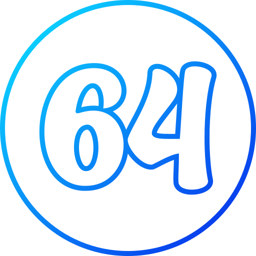 64 Generic gradient outline icona
