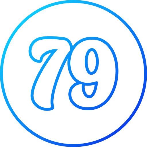79 Generic gradient outline icon