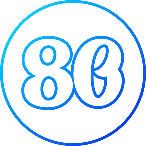 80 Generic gradient outline icoon