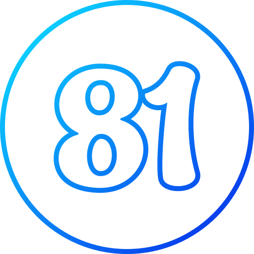 81 Generic gradient outline icon