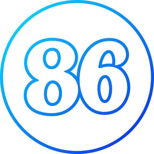 86 Generic gradient outline icon