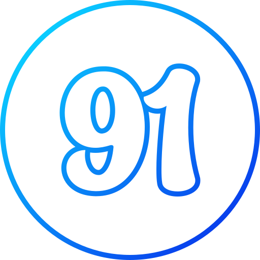 91 Generic gradient outline icoon