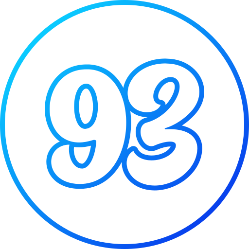 93 Generic gradient outline icoon