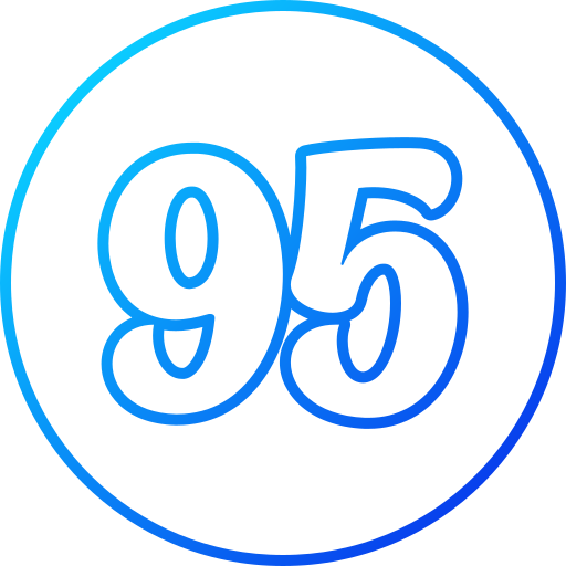 95 Generic gradient outline icoon