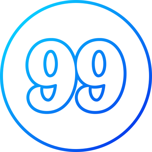99 Generic gradient outline icon