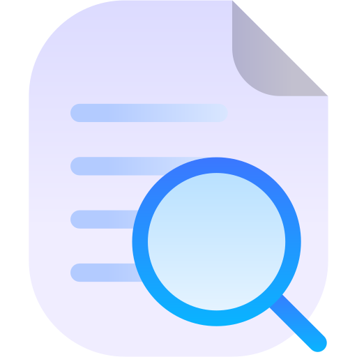 Search document Generic gradient fill icon