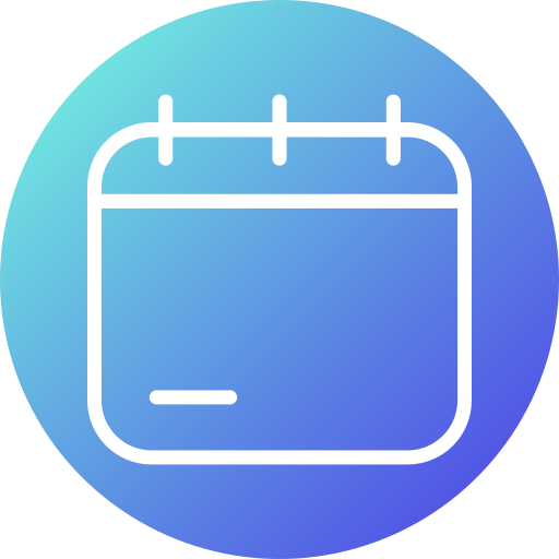 kalender Generic gradient fill icon