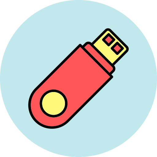 usb-stick Generic color lineal-color icon