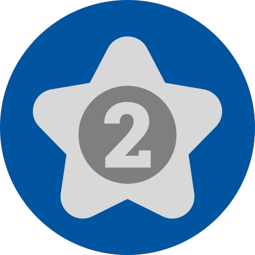 2. platz Generic color fill icon