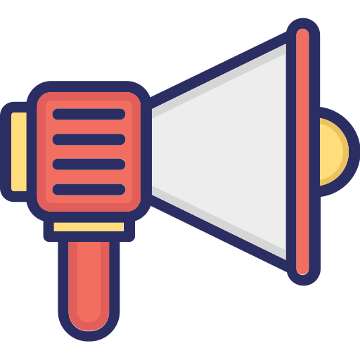 Megaphone icon Generic color lineal-color icon