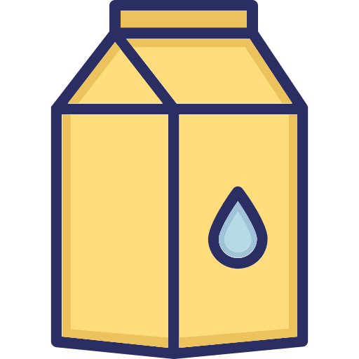 pudełko na mleko Generic color lineal-color ikona